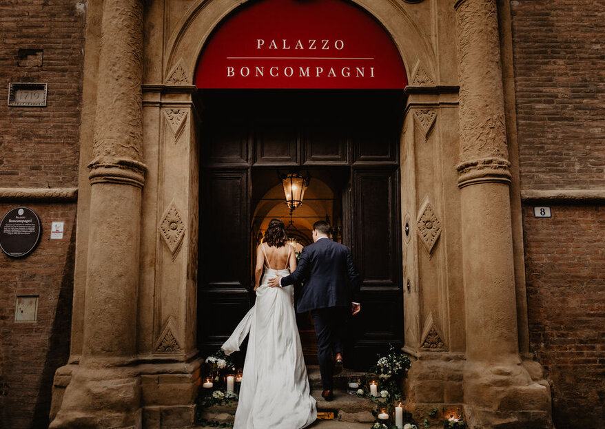 Live, listen and dream of your wedding at Palazzo Boncompagni