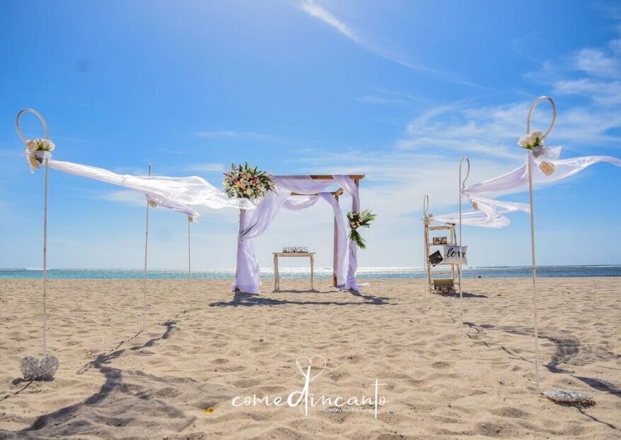 Come d'incanto - wedding &amp; travel planner, will support you from beginning to end on your special wedding journey