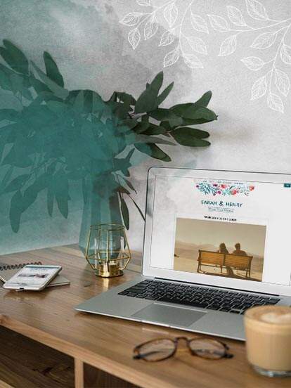 CREATING YOUR WEDDING WEBSITE IS EASY AND FREE
